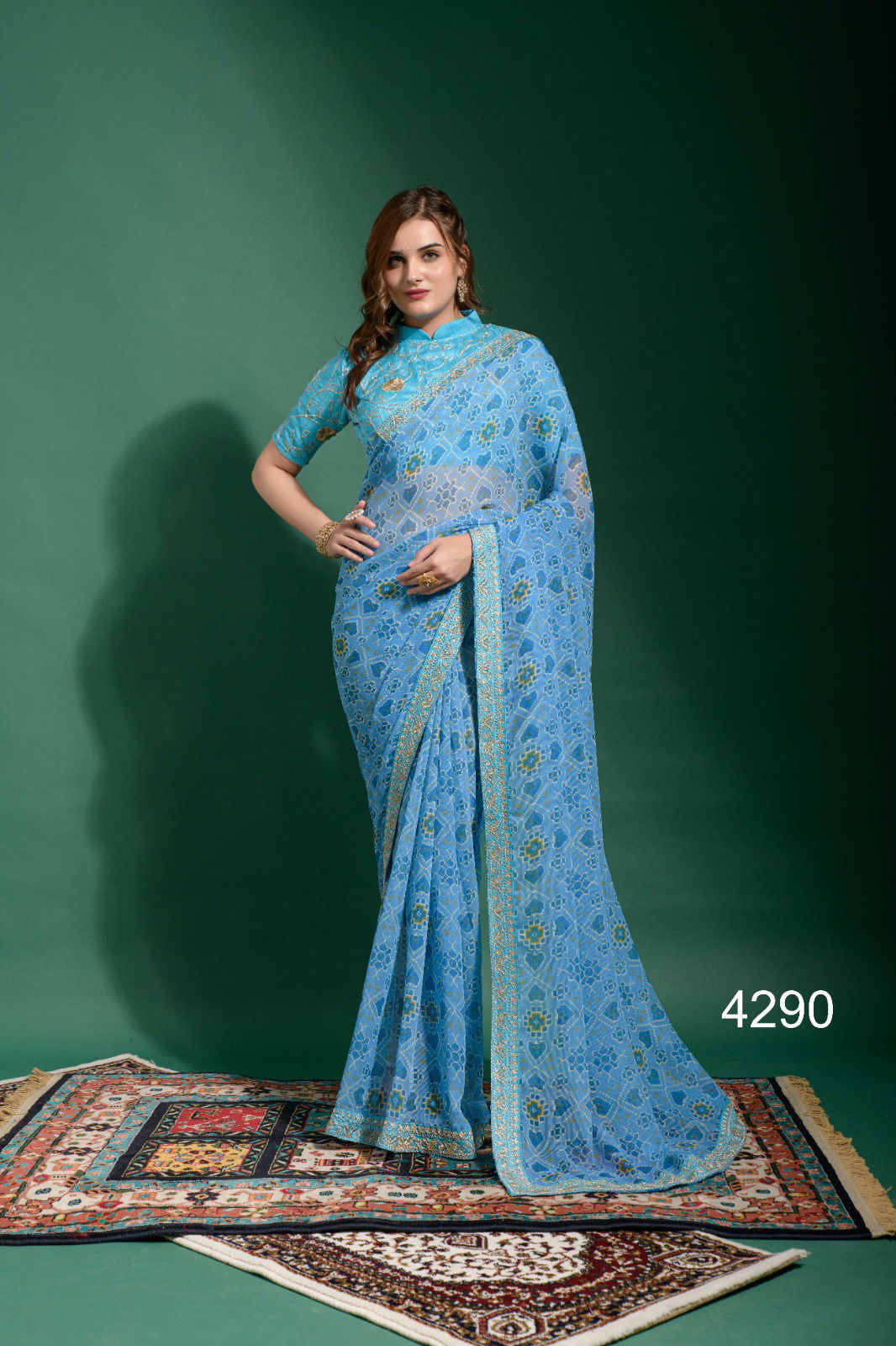 Nazneen Patola 4289 Ethnic Wear Wholesale Printed Sarees Catalog